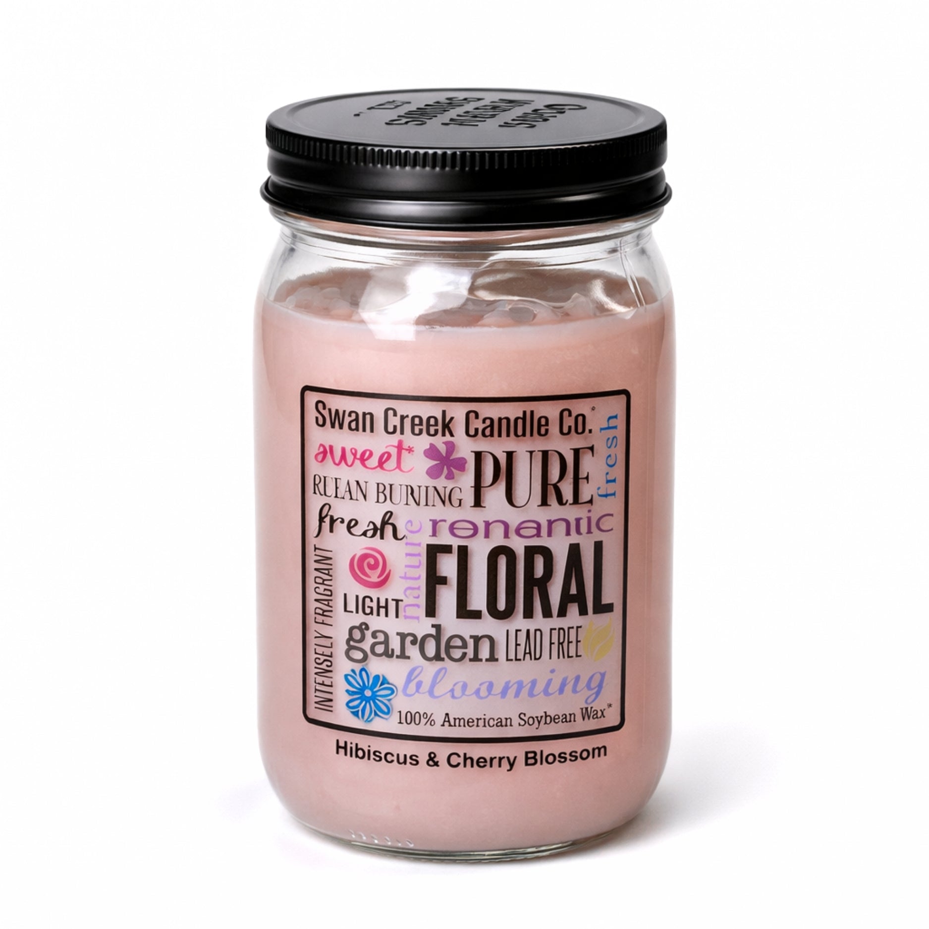 Hibiscus & Cherry Blossom Pantry Jar Soy Candle