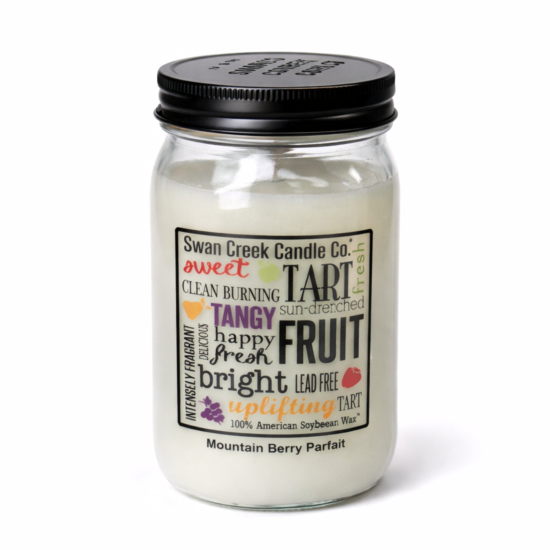Mountain Berry Parfait Pantry Jar Soy Candle